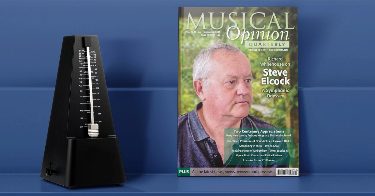 Musical Opinion Magazine Review for Artur Pereira
